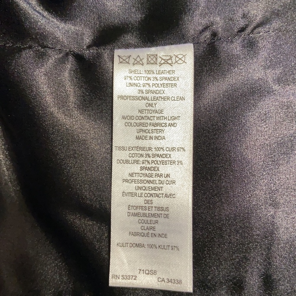 French Connection NWT Genuine Leather Block Dress Size 4 - Picture 15 of 15